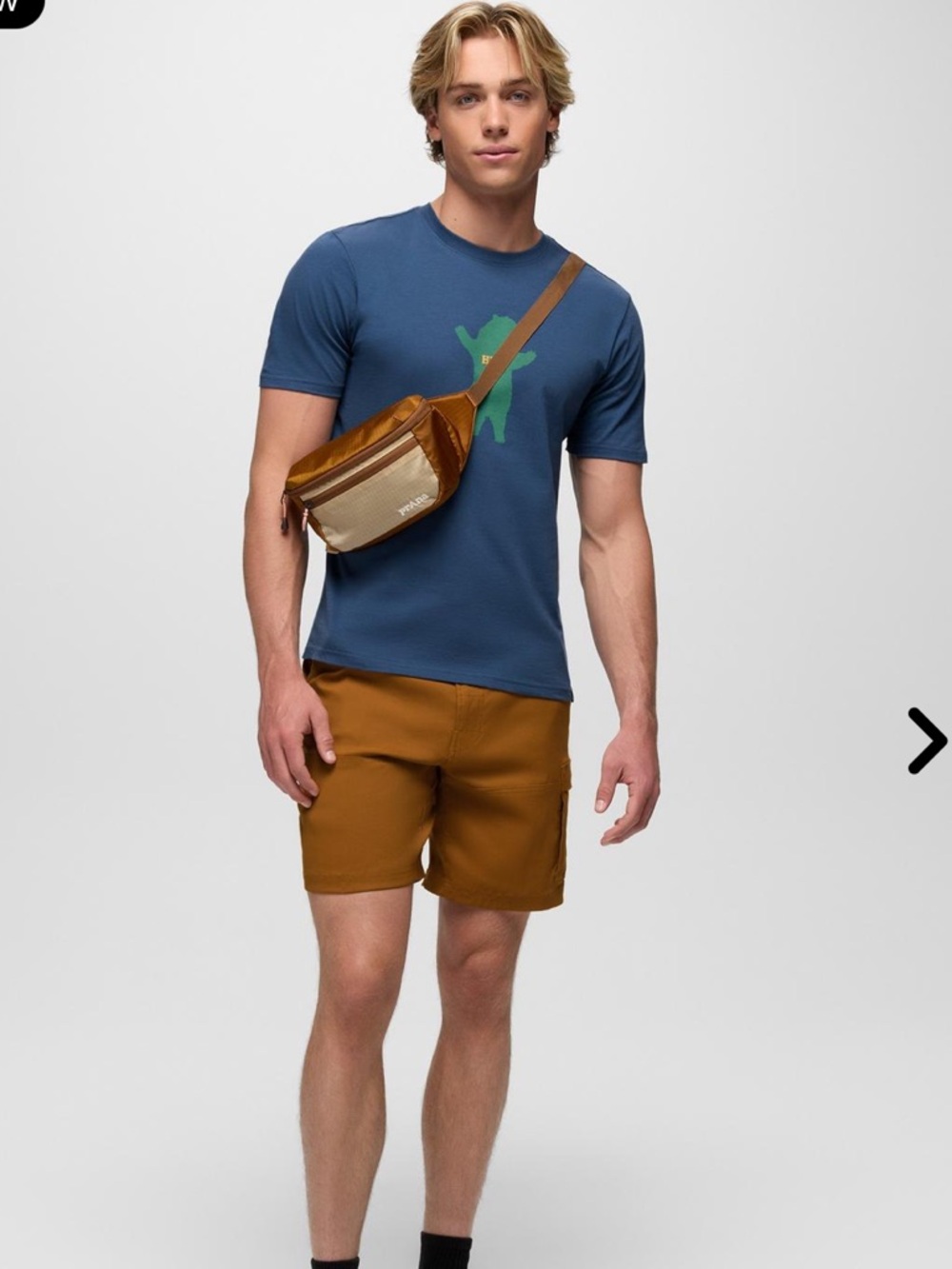 Prana Bear Squeeze Journeyman Short Sleeve Graphic Tee Mens - Picture 12 of 12